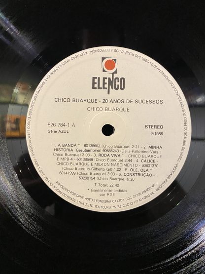 Chico Buarque – 20 Anos De Sucessos - Image 4